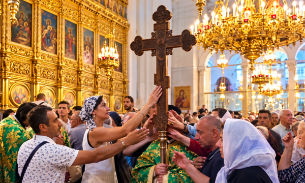 EARTH RAISED A CROSS, HEAVEN REVEALED VICTORY