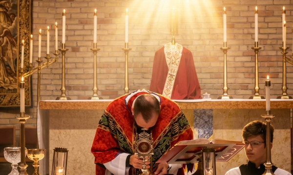 WHAT MADE PRIEST WEEP DURING CONSECRATION?
