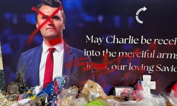 ERIKA KIRK DENOUNCES VANDALISM OF CHARLIE KIRK STATUE
