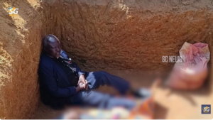 A Heartbreaking Sight: In the Grave with His Slain People