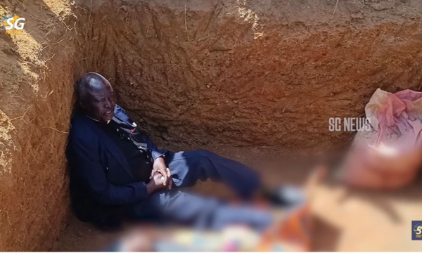 A Heartbreaking Sight: In the Grave with His Slain People